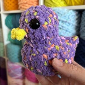 Handmade Crochet rubber duck plush